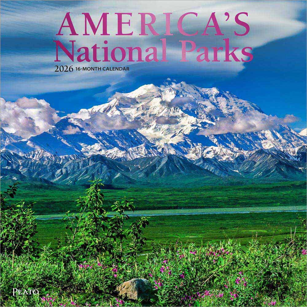 Calendario De Pared National Trust 2026 - Jardines Del Reino Unido, Tamaño Cuadrado 30x30 Cm - Sin Plástico En El Embalaje