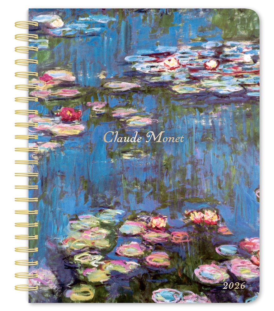 Impressionists Weekly Engagement Calendar 2026, 6.5" X 8.5" Spiral Multicolor