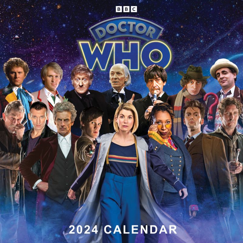 Doctor Who 2024 12 x 24 Inch Monthly Square Wall Calendar