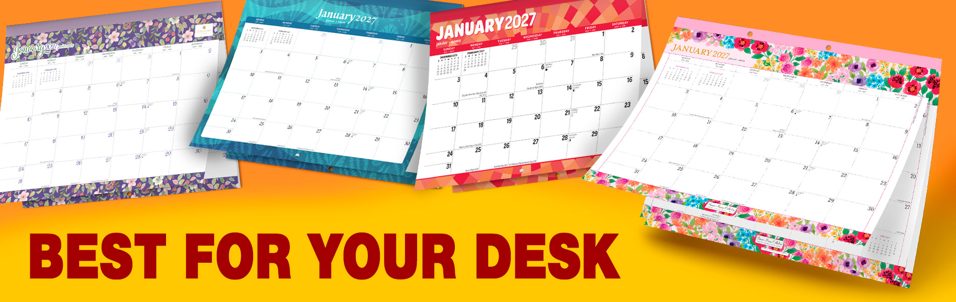2027 Desk Calendars