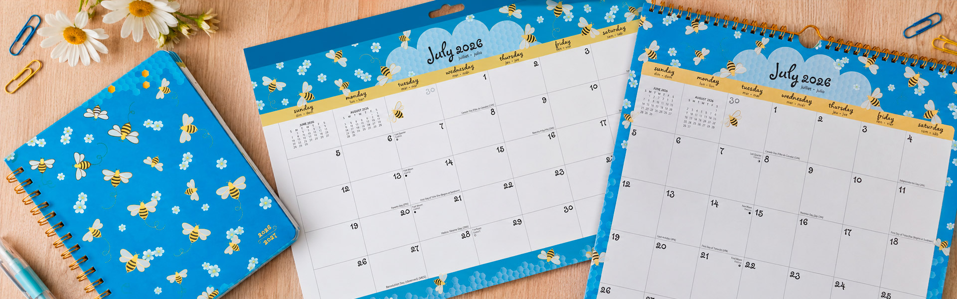 18-Months Busy Bees Collection from July 2026 to December 2027